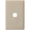HPM 82 x 127mm Ghostgum Linea 1 Gang Cover Plate