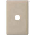 HPM 82 x 127mm Ghostgum Linea 1 Gang Cover Plate