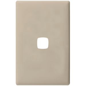 HPM 82 x 127mm Ghostgum Linea 1 Gang Cover Plate