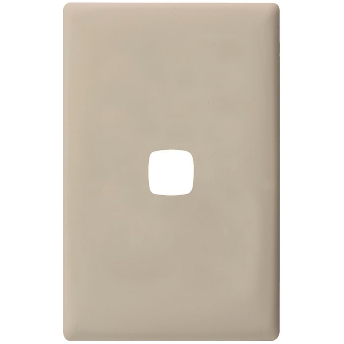 HPM 82 x 127mm Ghostgum Linea 1 Gang Cover Plate