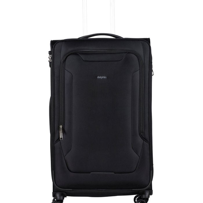 Delphin Caspian 2 Softside Large Spinner Suitcase - 83cm - Black