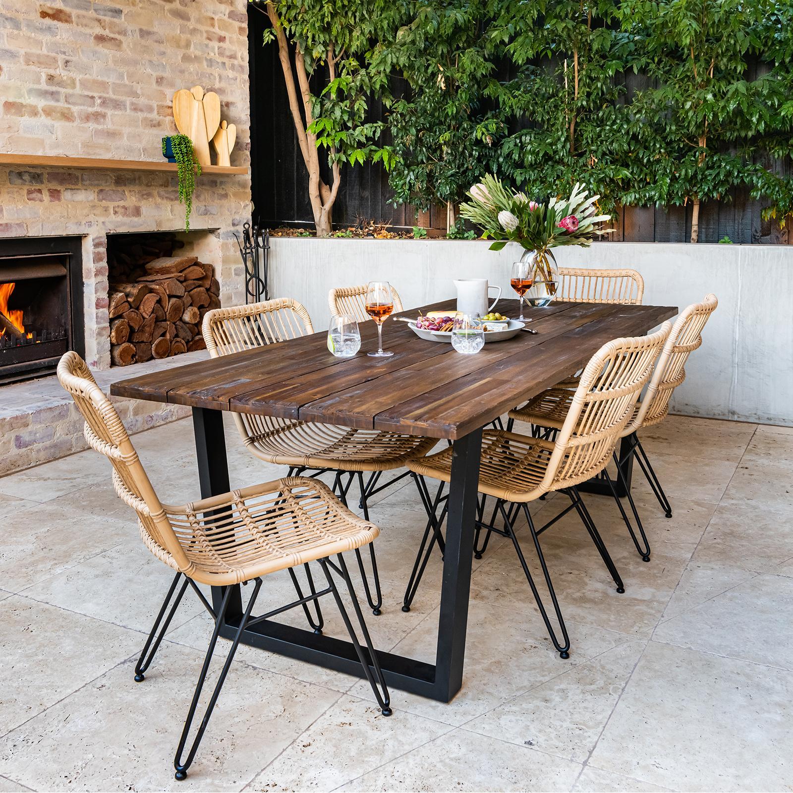 Outdoor table set bunnings sale