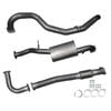 Ignite Exhausts Dump Pipe Back For Nissan Gu Patrol 4.2l Turbo Diesel Wagon 3" Inch / Muffler Raw Aluminised Steel