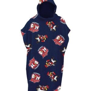 NRL Youth Hooded Towel - Sydney Roosters - Kids - Beach Bath - OSFM