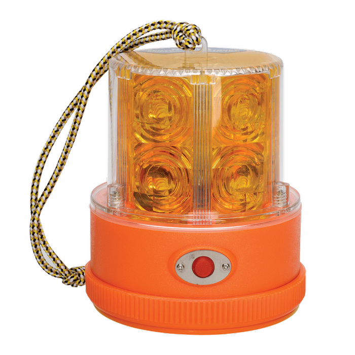 Narva Amber Sentry LED Portable Battery Powered Strobe With Magnetic Base
