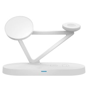Oscar MagSafe 4-in-1 Fast Charging Stand with Adapter (White)