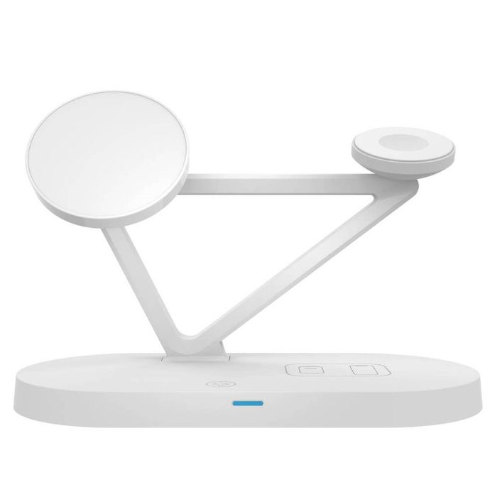 Oscar MagSafe 4-in-1 Fast Charging Stand with Adapter (White)