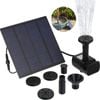 Solar Water Fountain 7V/1.8W with 6 Nozzles
