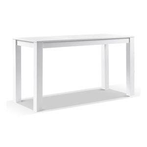 Santorini Outdoor Aluminium 2m Rectangle Bar Table White