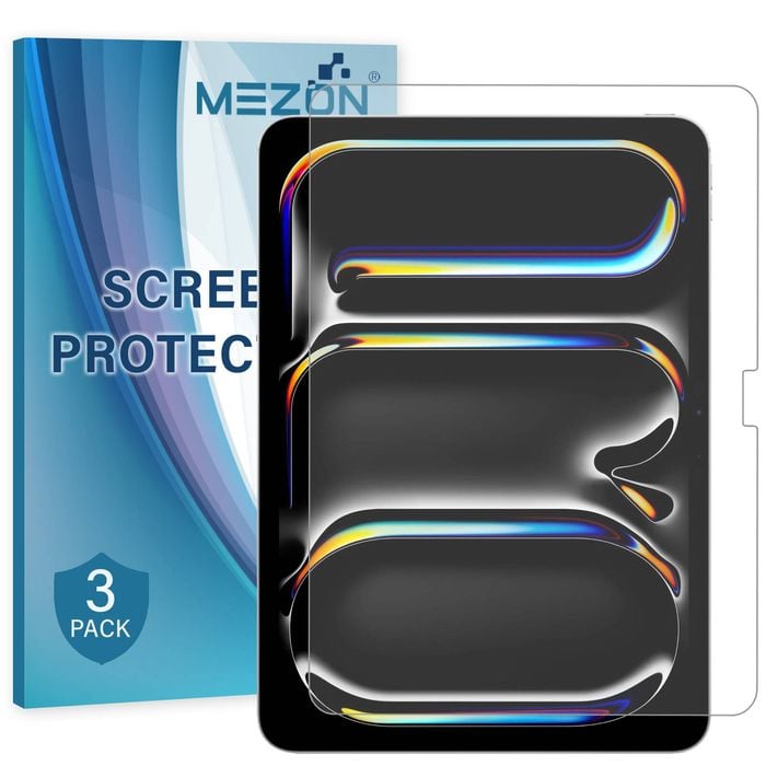 3 Pack MEZON Apple iPad Pro 11" (2024) M4 Anti-Glare Matte Film Screen Protectors