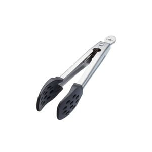 Mastercraft 18cm Stainless Steel Nylon Food Tongs - Silver