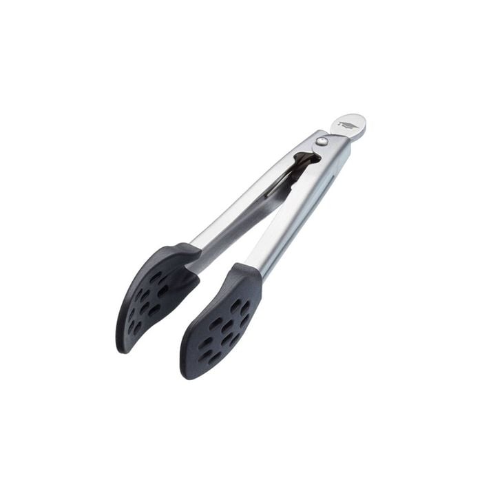 Mastercraft 18cm Stainless Steel Nylon Food Tongs - Silver