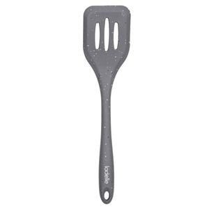 Ladelle Craft Grey Speckled Silicone Slotted Turner Cooking/serving Utensil