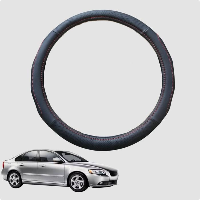 Steering Wheel Cover for Volvo S40 2004-2012 Auto 38CM | Circle