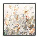 Artey | October Garden - Framed Canvas - Black Frame - 50 x 50cm