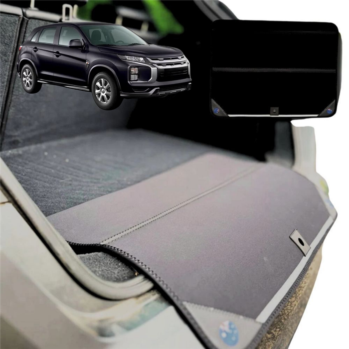 Rear Cargo Boot Bumper Protector for Mitsubishi ASX 2023 - Current (GS,ES,MR,LS,GSR,Exceed) - XL (98 x 55) - Black
