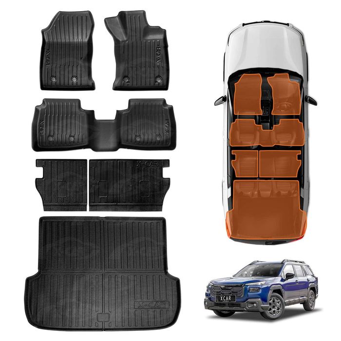 Floor Mats Boot Liner for Subaru Outback 7th 2025-Onwards Car Cargo Kick Back Seat Cover