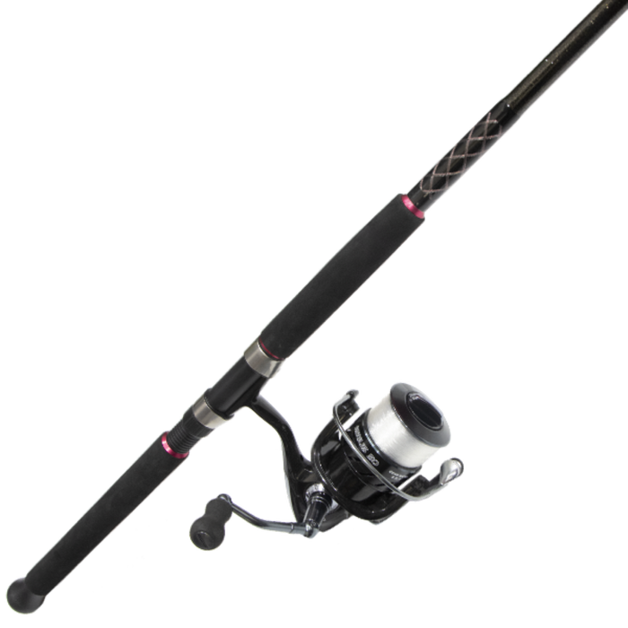 6'6 Silstar Sirius 7-12kg Fishing Rod and Reel Combo with Solid Glass Tip -2 Pce