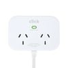 Click Fast Charging 2 Outlet White Powerboard with USB A & C Ports