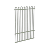 ProtectorAl 350 - 1200 x 1800mm Pale Eucalypt Aluminium Loop And Spear Pool Fence Panel With Mid Rail