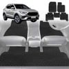 6D Diamond Car Floor Mats for MG ZS ZST 2017-Current-Full Set-Black-Outback GT