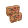 Zenvibes 100% Natural Cork Printed Block - Proteus Aussie Palm - Pair