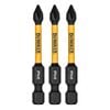 DeWALT 57mm PH1 FLEXTORQ Screwdriver Bit DWAF2PH1IR3 - 3 Pack