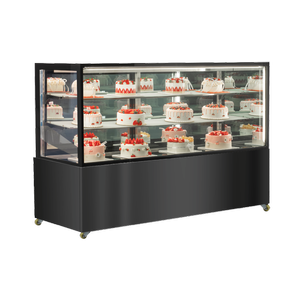 Exquisite Three Tiers Mirror Cake Display Refrigerators 1800mm Width