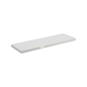 Flexi Storage Decorative Shelving 600 x 24 x 190mm White Gloss Style Shelf
