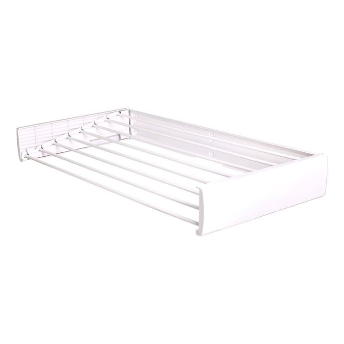 Hills White Fold Away Wall Mounted Drying Rack
