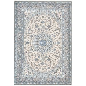 The Rug Connection Lune Kashan Cream 230x160cm - Medium Traditional Wool Indoor Floor Rug