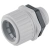 DETA 32mm Grey PVC Conduit Corrugated Gland - Single Pack