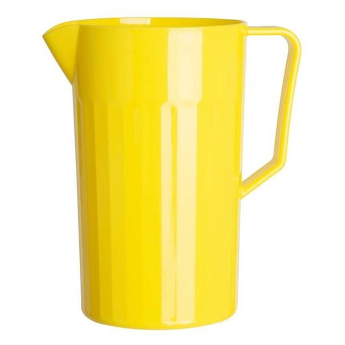 Olympia Kristallon Polypropylene Water Jug Yellow 1.4ltr
