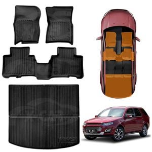 3D Floor Mats Boot Liner for Ford Territory 2004-2016 All Weather Heavy Duty Cargo Trunk Luggage