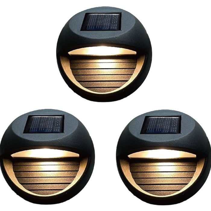 Click Mini Solar Wall Light - 3 Pack