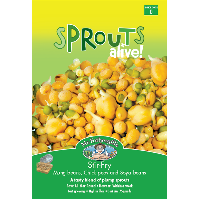 Mr Fothergill's Stir Fry Mix Sprouts Alive Seeds