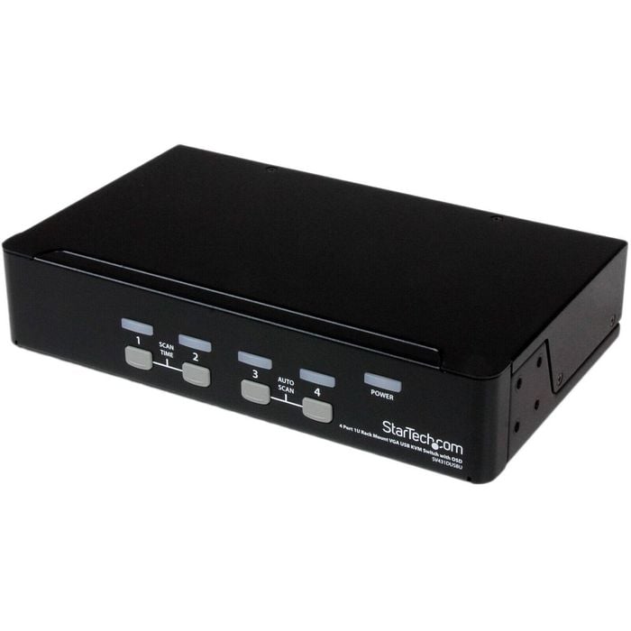 StarTech.com SV431DUSBU KVM Switchbox - TAA Compliant - 4 Computer(s) - 1 Local User(s) - 1920 x 1440 - 2 x USB