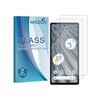 2 Pack MEZON Google Pixel 7a (6.1") Clear Tempered Glass Screen Protectors
