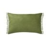 Vintage Design Homewares Olive French Linen Filled Cushion - 35cm x 55cm
