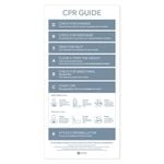 Pool Signs Australia Pool Safety CPR Sign - Stone Blue