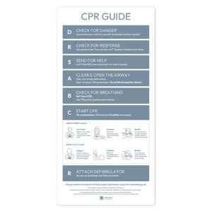 Pool Signs Australia Pool Safety CPR Sign - Stone Blue