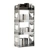 SOGA 38x24cm Clear 3-Tier Bookshelf Storage Organizer