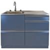 Dissco Elite Laundry Centre 1120x560mm Left Hand Tub Grey