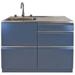 Dissco Elite Laundry Centre 1120x560mm Left Hand Tub Grey