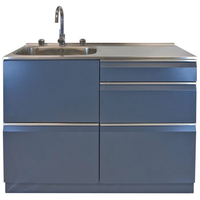 Dissco Elite Laundry Centre 1120x560mm Left Hand Tub Grey
