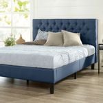 Zinus Double Tufted Fabric Bed Frame - Navy