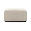 Neom footrest in beige, 75 x 64 cm