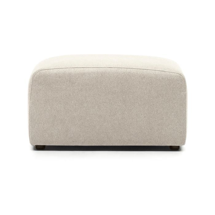 Neom footrest in beige, 75 x 64 cm