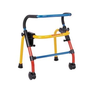 Kids Walking Frame with Rollers - Extra Small, Height Adjustable, Foldable Walker - Small