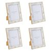 Society Home Mother of Pearl Inlay Photo Frame  5"x7" Set of 4